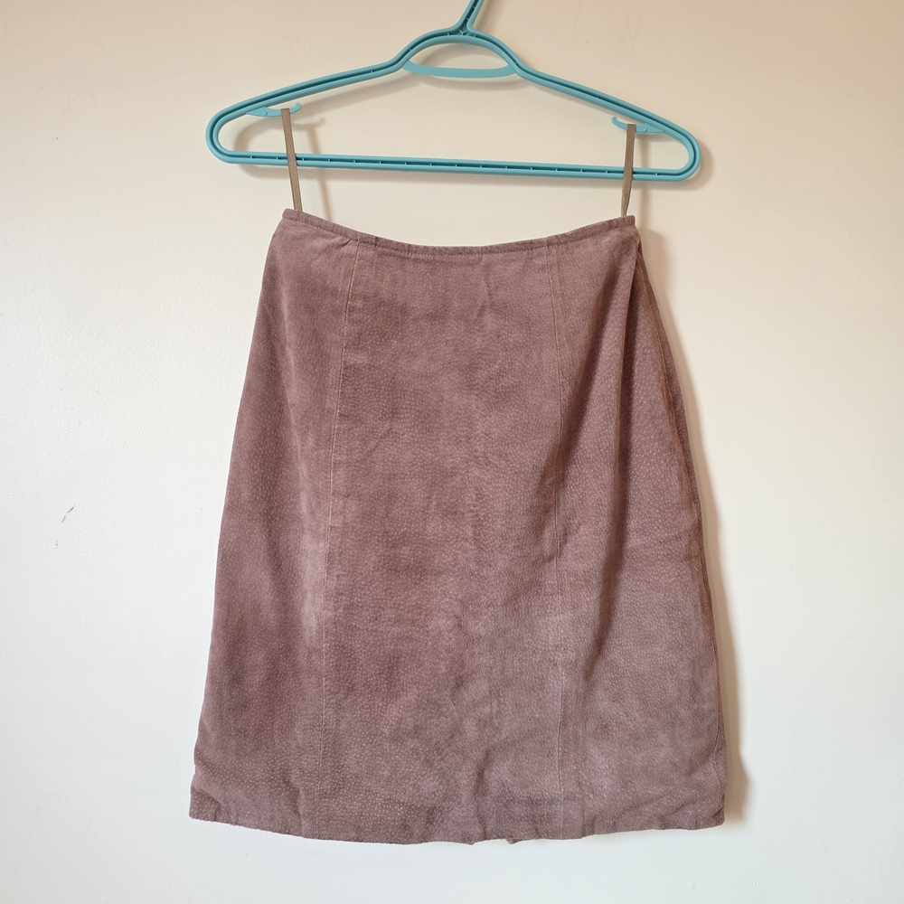 Vintage Suede Skirt